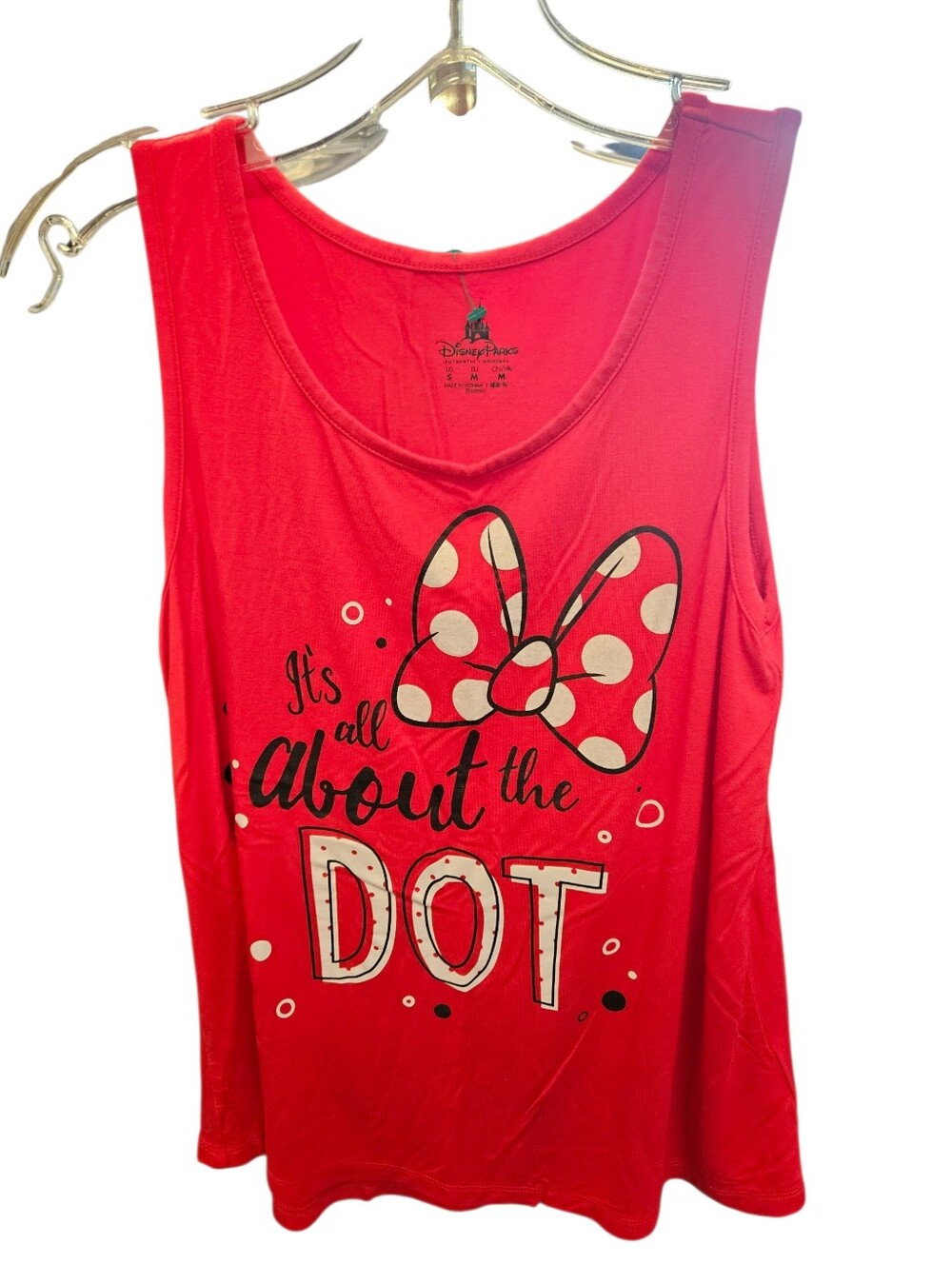 Disney Parks "Its All About The Dot" Tank Top - Small
